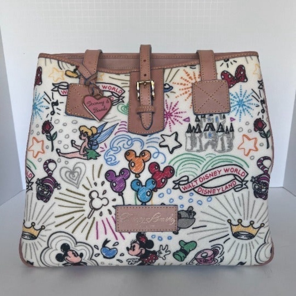 Disney Dooney & Bourke MM Sketch Large Tote Vintage